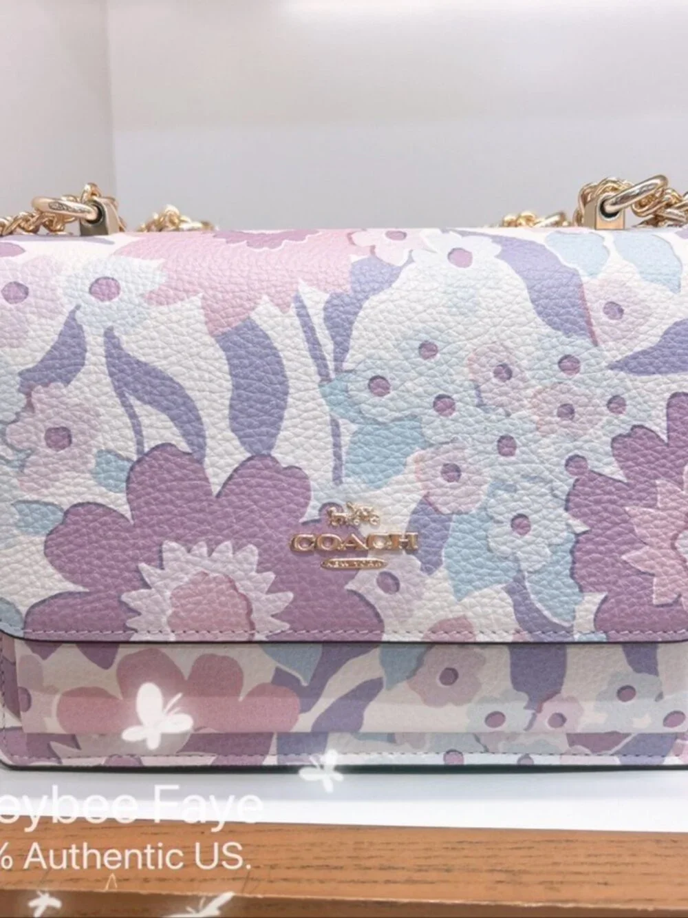 NWT Coach Klare Crossbody Bag With Floral Print CBM06